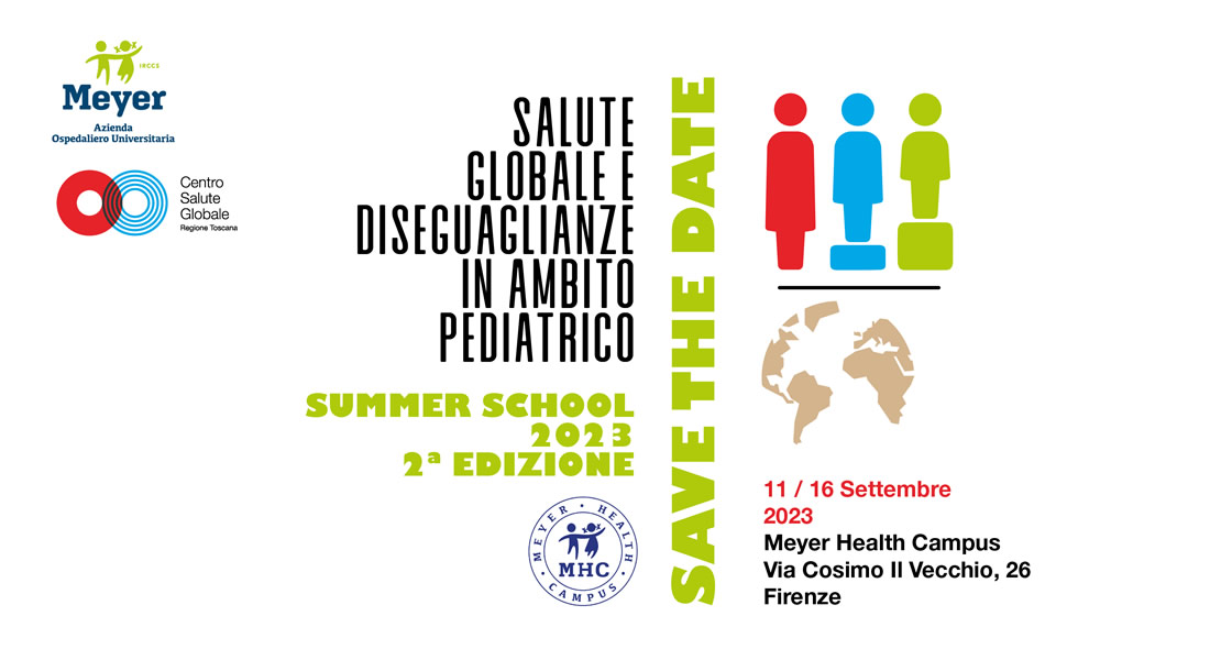 SALUTE GLOBALE E DISEGUAGLIANZE IN AMBITO PEDIATRICO – Summer School 2023