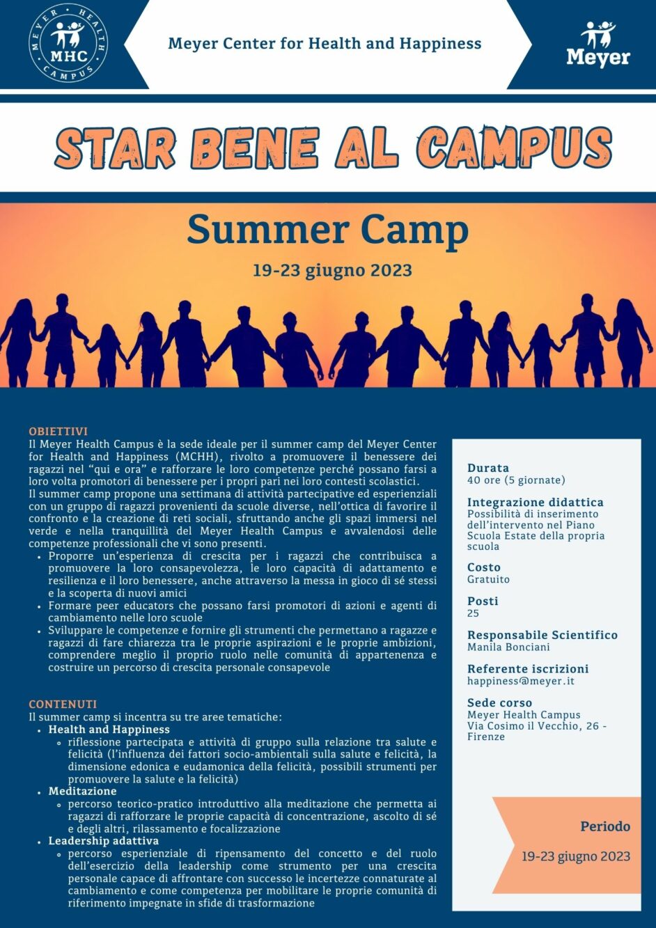 STAR BENE AL CAMPUS – Summer Camp