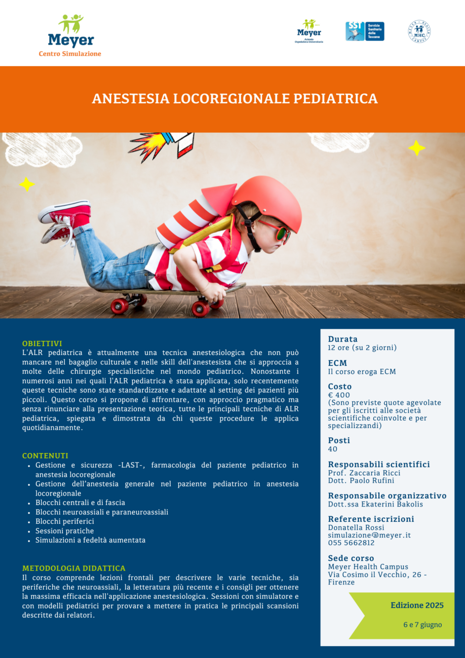 Anestesia locoregionale pediatrica
